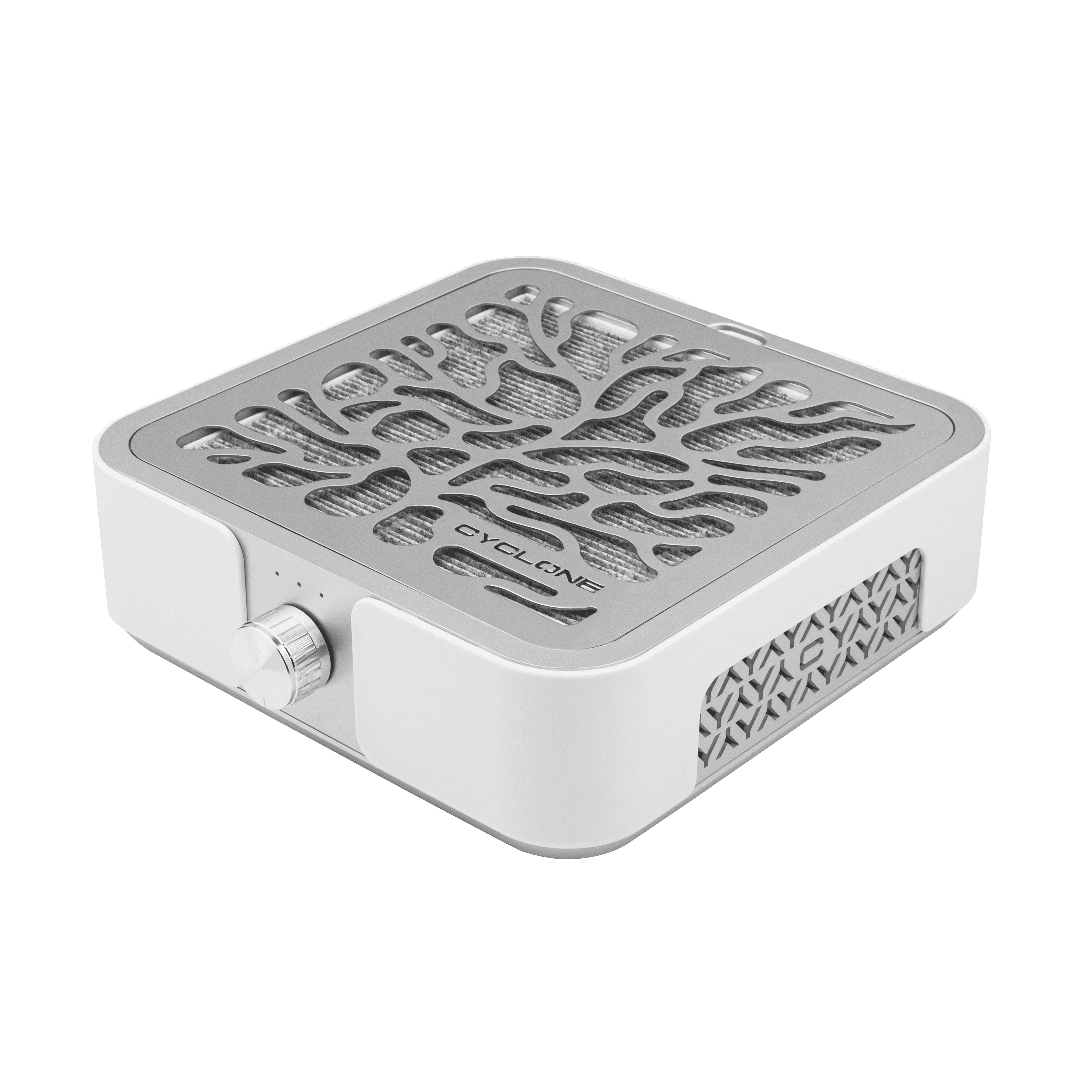 Pochłaniacz CYCLONE X3 SILVER z węglowym filtrem HEPA 72W do manicure i pedicure